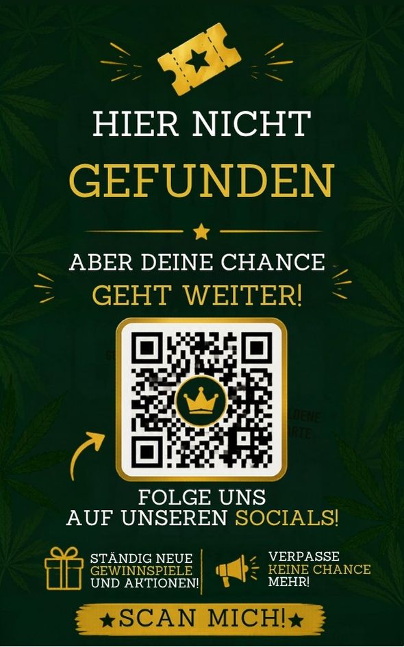 Hier nicht gefunden, aber deine Chance geht weiter: Folge uns auf Socials